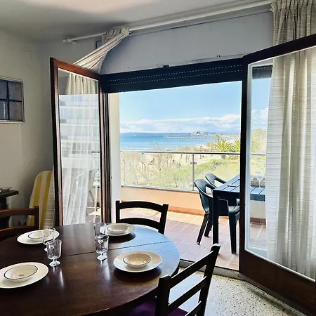 2112 Hort De Mar A 306, Vista Inmejorable, En 1ª Linea De Mar Y Frente A La Playa Mas Espaciosa De Roses. Edificio Tranquilo. Parking. - Es-258-37 Apartment *